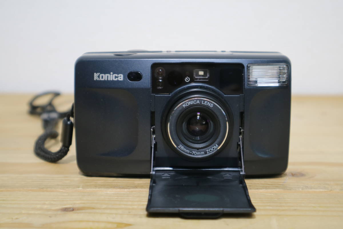 KONICA コニカ　Standa　BiG mini　紺系　動作品　FLIP-TYPE MINI STAND_画像1