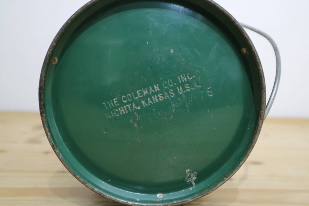 Coleman コールマン 1975年製 ヴィンテージ ランタン PYREXガラス 220J ツーマントルの画像10