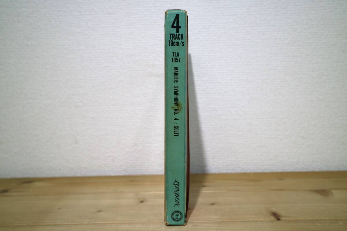 希少　帯付 マーラー / MAHLER　交響曲 第4番ト長調 『大いなる喜びへの賛歌』　オープンリールテープ_画像7