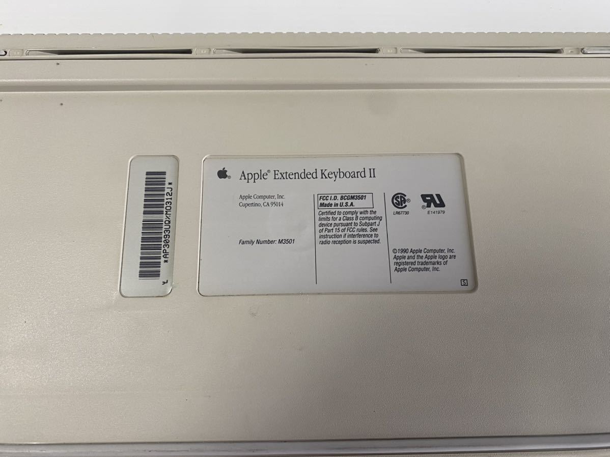 Apple Extended keyboard ll M3501 アップル エクステンデッド キーボード M2706 マウス_画像9