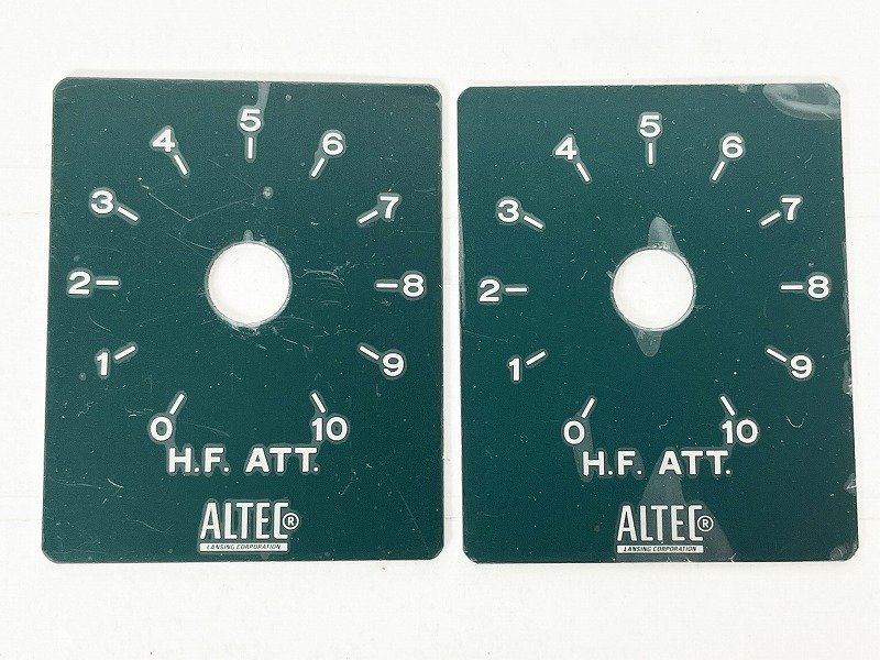 ALTEC プレート 2枚 [11016]_画像1