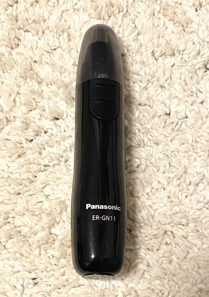 Panasonic パナソニック 鼻毛 エチケット カッター 眉毛 ヒゲ 耳 メンズ用 黒 ブラック ER-GN11-K 美容家電_画像2