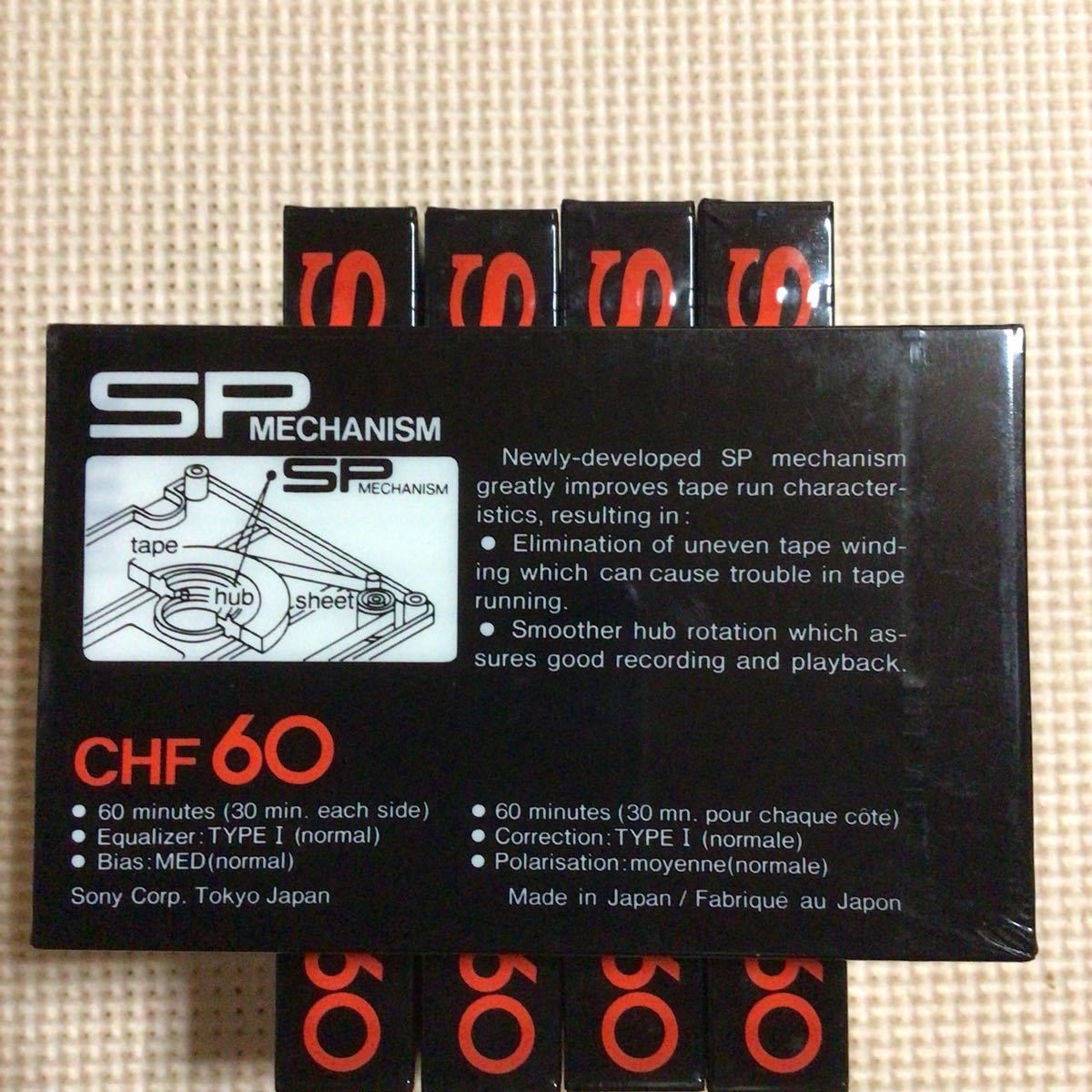 SONY CHF 60 ノーマルポジション カセットテープ5本セット【未開封新品】■■_画像3
