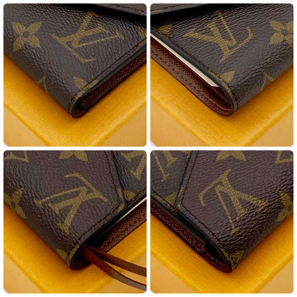 【最高峰品】ルイヴィトン LOUIS VUITTON モノグラム ポルトフォイユ・ヴィクトリーヌ RFID M62472 ICチップ ブラウン 送料無料 送料込み_画像5