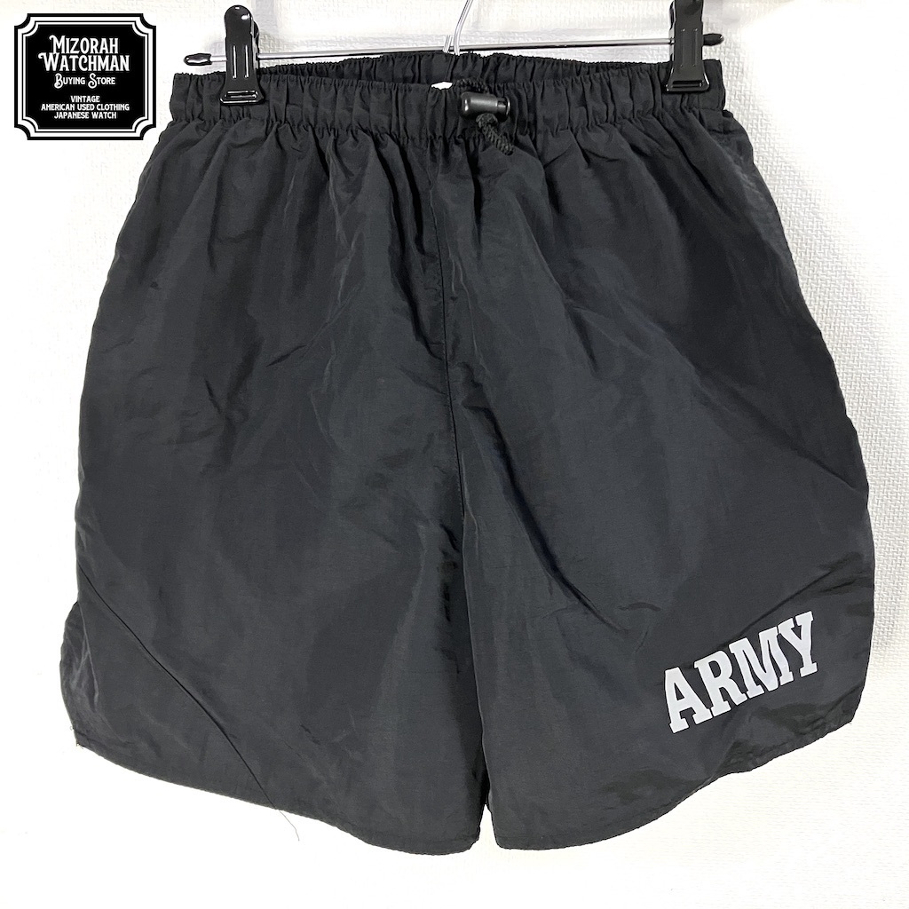 ★ 希少デッドストック SOFFE ソフィー U.S. ARMY / Army Nylon Shorts (Made by Soffe) トレーニングショーツ サイズ：M_画像1