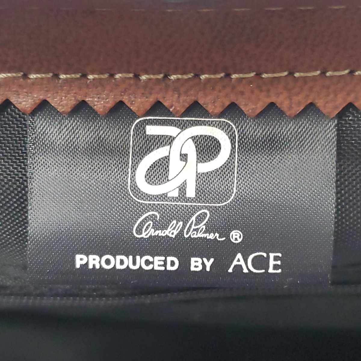 ACE company manufactured *ARNOLD PALMER*dokta- bag green black watch check pattern Ace company Arnold Palmer dulles Boston travel travel business trip bag SZB66