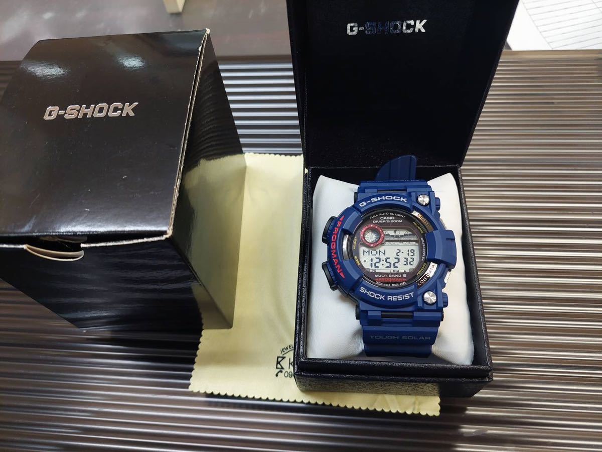 G-SHOCK ネイビーカラー　フロッグマン GWF-1000NV-2JF　メンインネイビー　美品_画像2