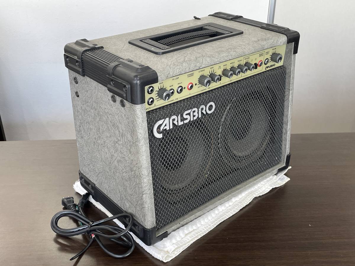 ★【ツインチャンネル 90W ギターアンプ】Carlsbro カールズブロー Rebel レベル 8インチ G8S-50 ツイン★通電チェックのみ ジャンク扱_画像3