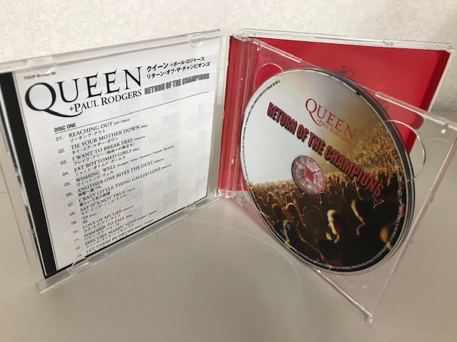 QUEEN+PAUL RODGERS クイーン ポール ロジャース RETURN OF THE CHAMPIONS CD リターン オブ ザ チャンピオンズ 初回限定盤 来日決定シール_画像5