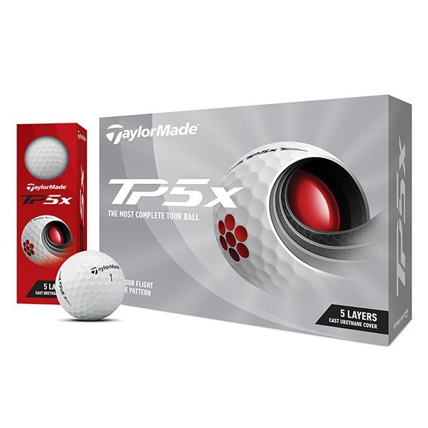 【新品】テーラーメイド TaylorMade 2021年モデル TP5x ボール ホワイト 2ダース_画像1