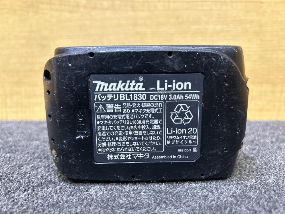 013♪おすすめ商品♪マキタ makita 18V3.0Ah純正バッテリー BL1830 充電回数52回_画像6