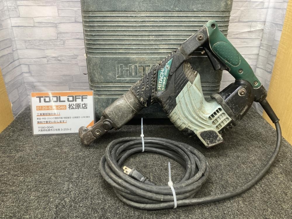 013♪ジャンク品♪HITACHI　日立 電動ハンマ H41SA2 ※モーター摩耗火花有_画像1