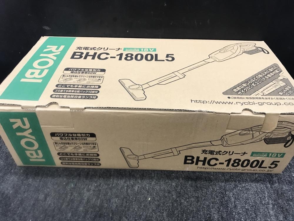 013♪未使用品♪RYOBI　リョービ 充電式クリーナー DHC-1800L5