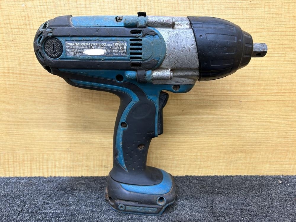 013♪ジャンク品♪マキタ makita 充電式インパクトレンチ TW450D 商品状態欄必読お願い致します_画像4