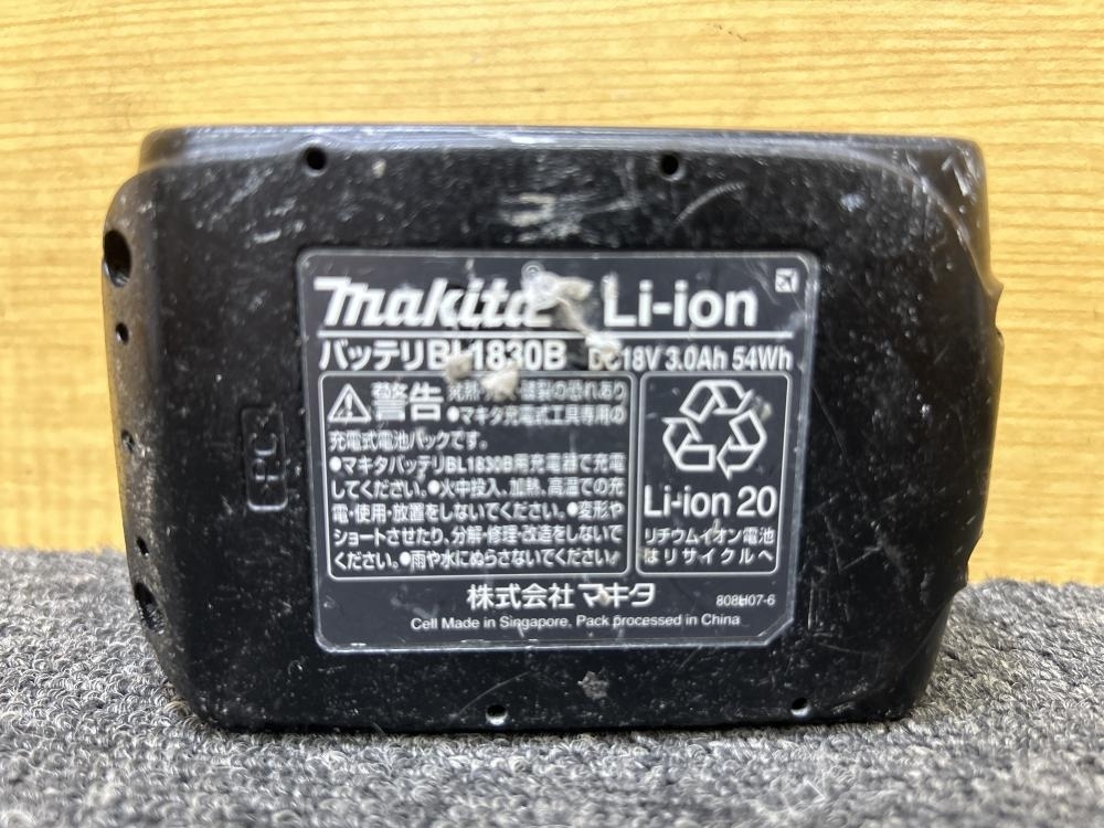 013♪おすすめ商品♪マキタ makita 18V3.0Ahバッテリ- BL1830B　充電41回放電10％負荷5％_画像6