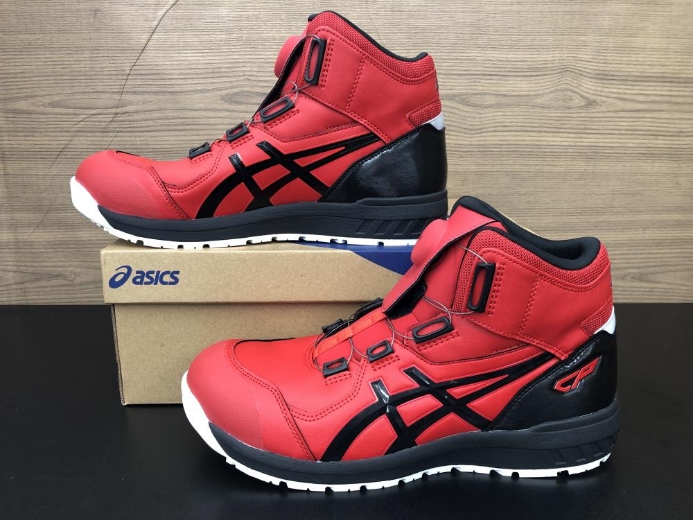 016■未使用品■asics プロスニカー WINJOB CP304 BOA 赤 28センチ_画像3