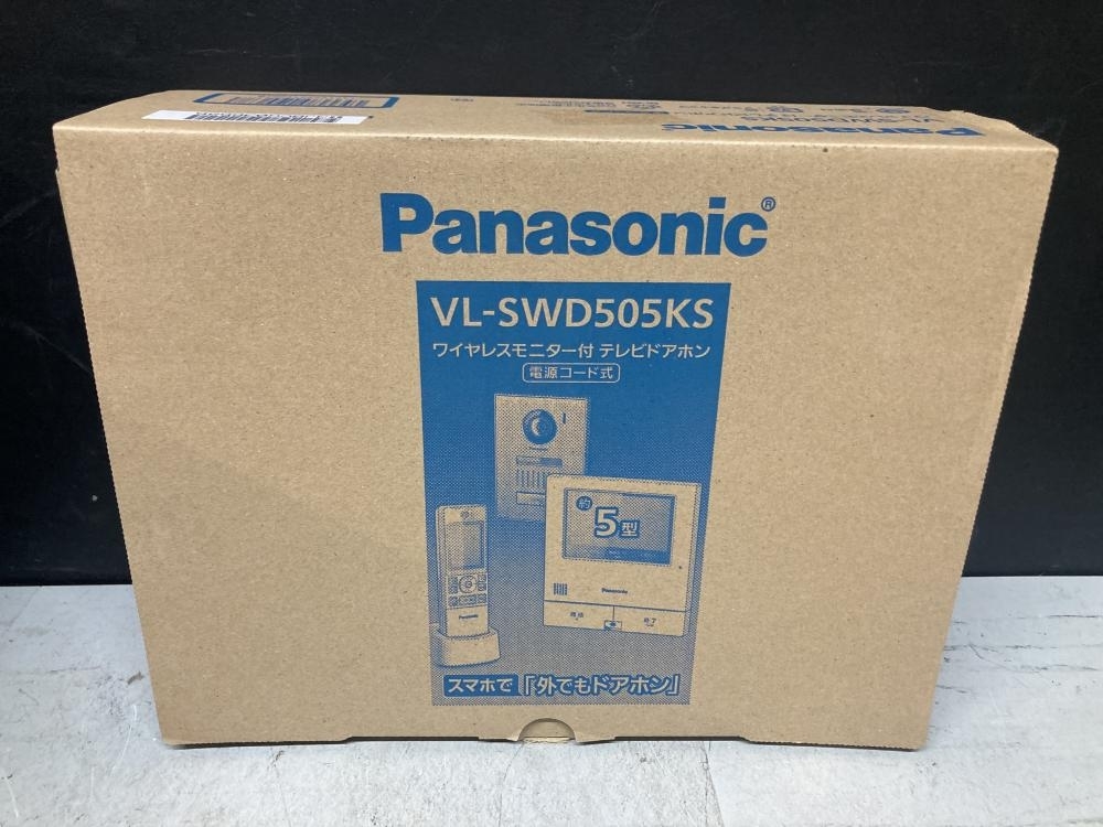 019■未使用品・即決価格■パナソニック ワイヤレスモニター付きドアホン VL-SWD505KS