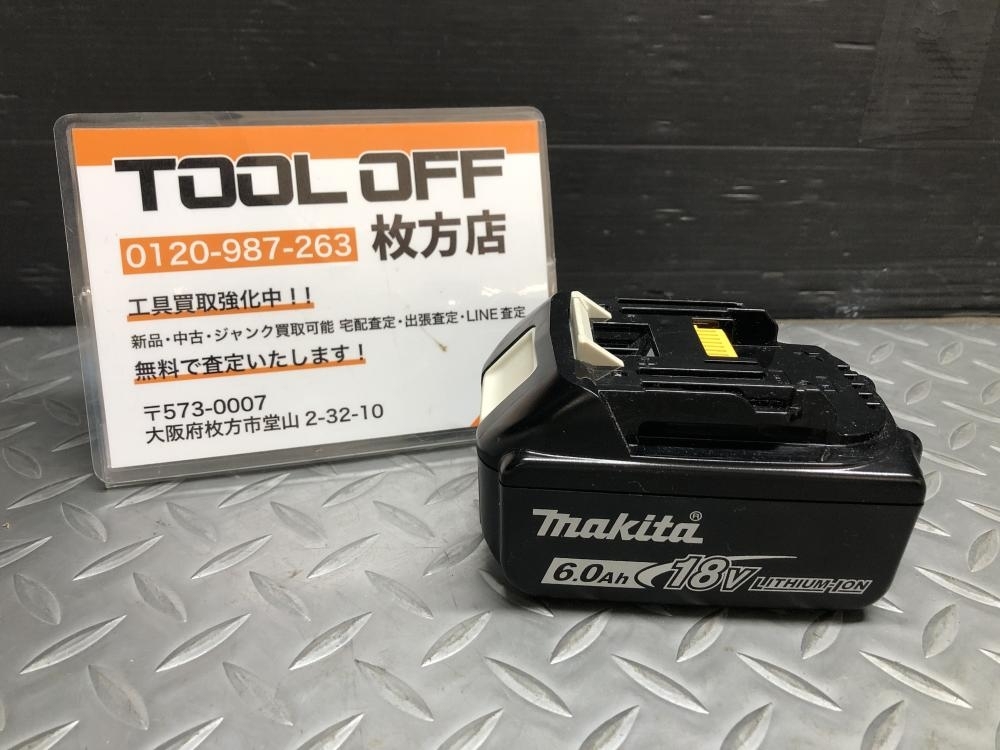 014〇おすすめ商品〇マキタ makita バッテリー BL1860B 18V 6.0Ah 7回充電 擦り傷などあり