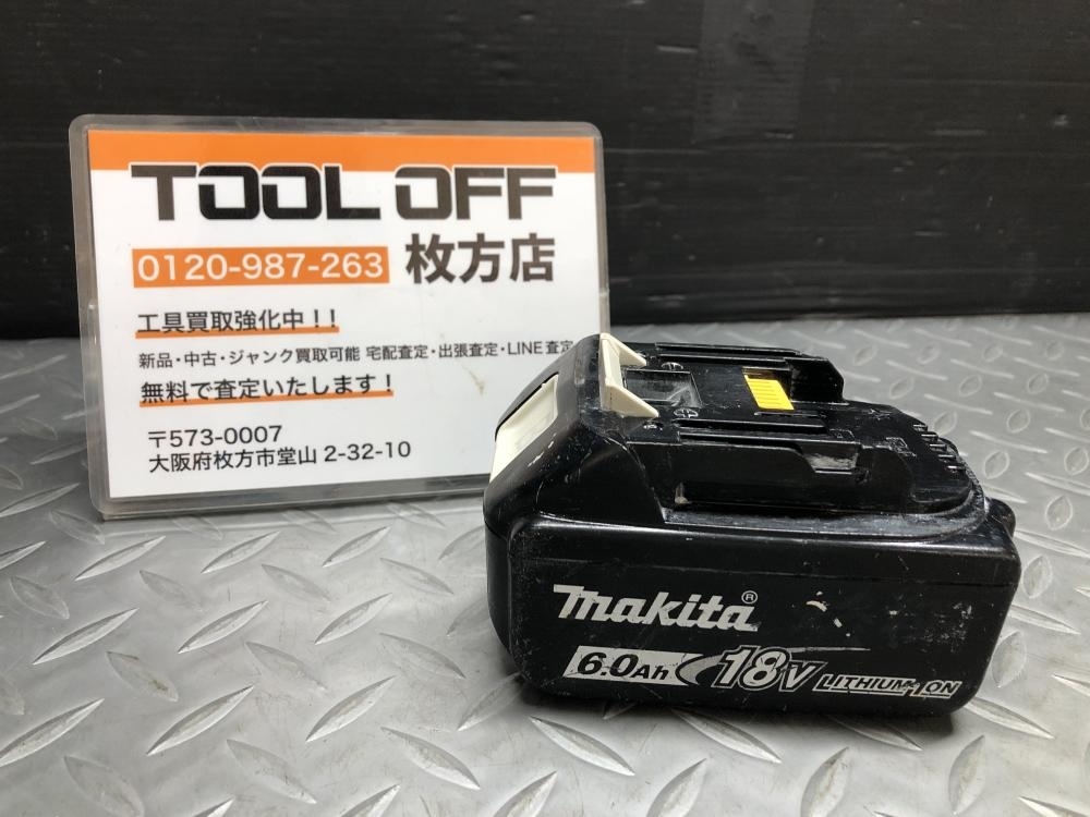 014〇おすすめ商品〇マキタ makita バッテリー BL1860B 18V 6.0Ah 充電回数82回 過放電0% 過負荷0%_画像1