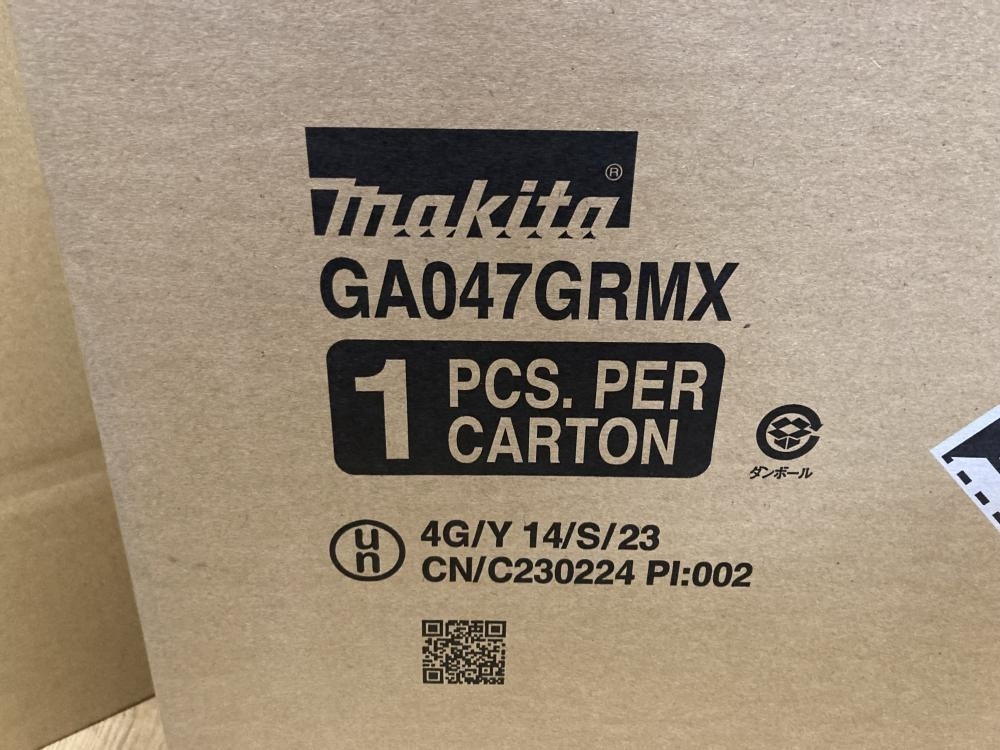 020♪未使用品♪マキタ 125mm充電式ディスクグラインダ GA047GRMX　40Vmax_画像2