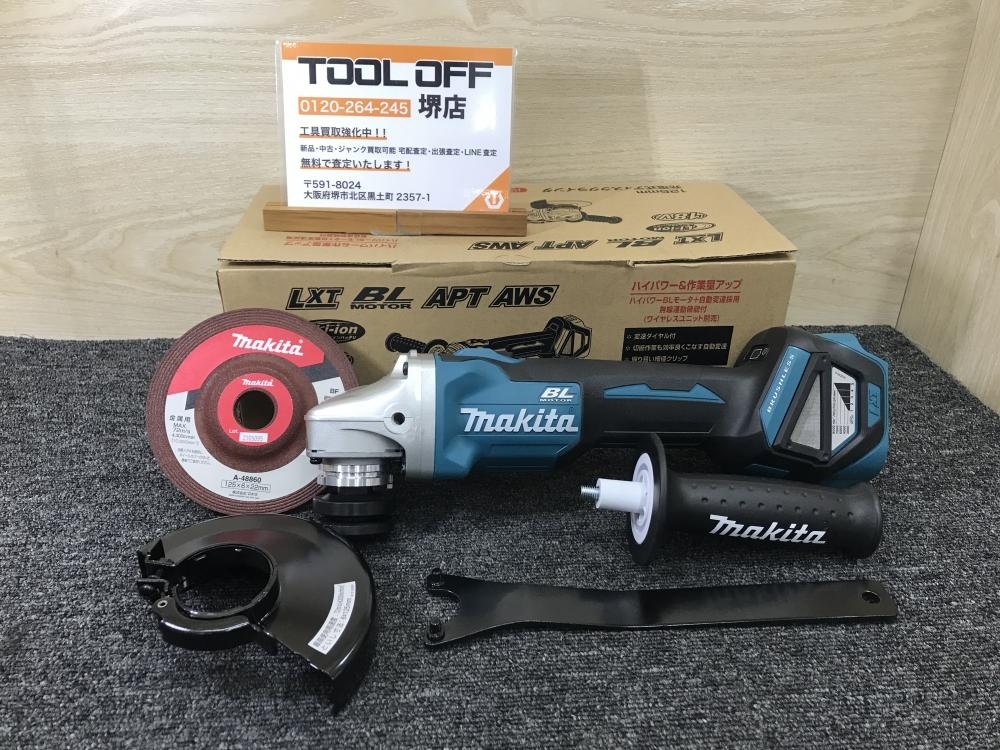 011◎未使用品・即決価格◎マキタ makita 125mm充電式ディスクグラインダ GA512DZ