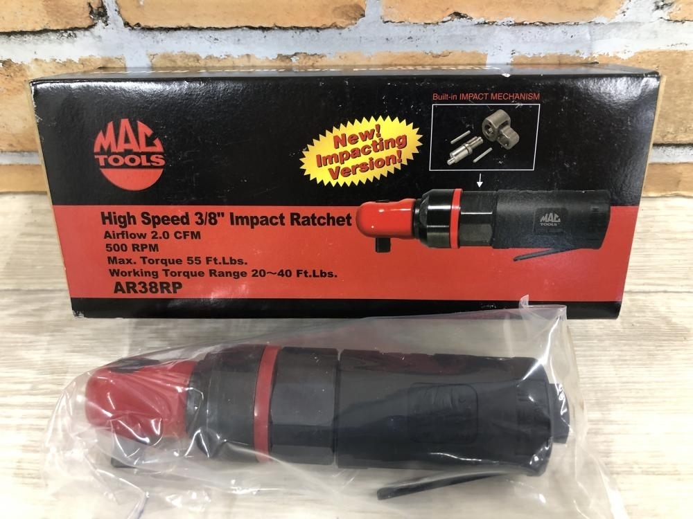 003☆未使用品・即決価格☆　MACTOOLS 3/8ミニエアインパクトレンチ AR38RP