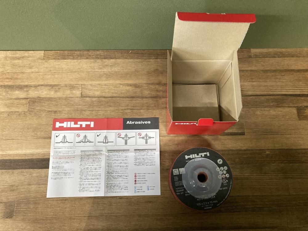 020♪未使用品♪HILTI　ヒルティ 研削砥石　替刃 #2293095　105*2.5*15　20枚　2セット_画像1