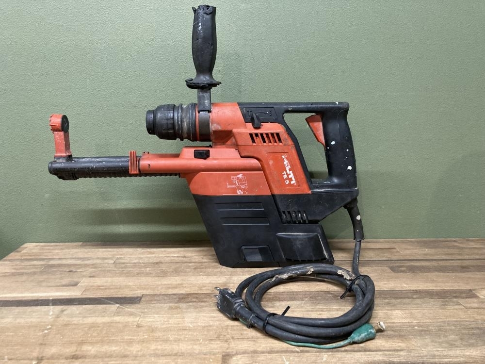 020♪おすすめ商品♪ヒルティ　HILTI ハンマドリル TE5　集じんシステム付 現状品　*ハンドル固定できない_画像1