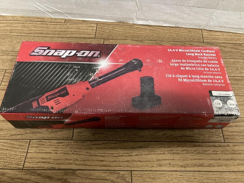 020♪未使用品・即決価格♪スナップオン　Snap-on 充電式ラチェットレンチ CTR717GMW1　*長期保管品の為傷汚れ有_画像5