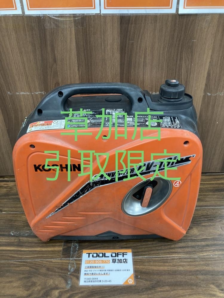 006□ジャンク品・草加店引取限定商品□工進 インバータ発電機 006□ジャンク品・草加店引取限定商品□工進 インバータ発電機