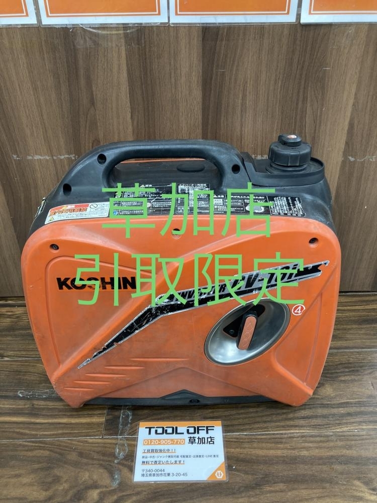 006□ジャンク品・草加店引取限定商品□工進 インバータ発電機 GV-16i コンセント差込部緩い 発送不可