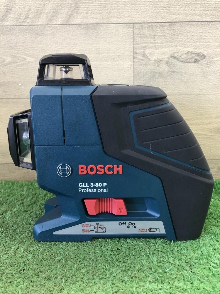 016■おすすめ商品■ボッシュ BOSCH レーザー墨出し器 GLL3-80P 未校正_画像2