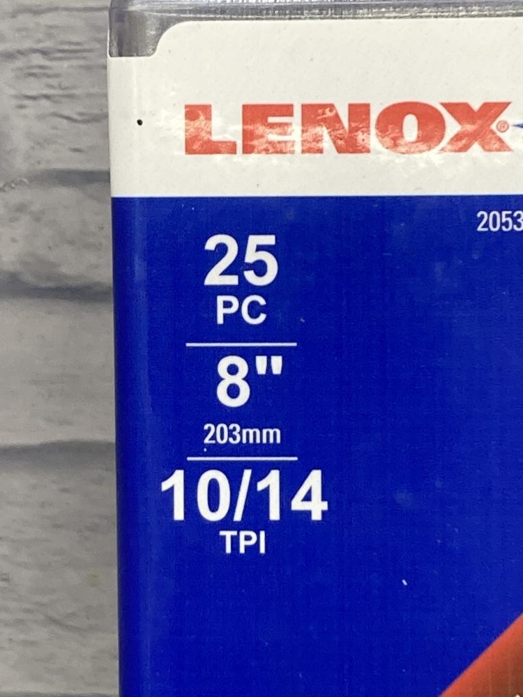 013♪未使用品♪レノックス LENOX セーバーソーブレード レシプロソー替刃 25枚入 20535B850R 203ｍｍ 10/14 25PC ②_画像6