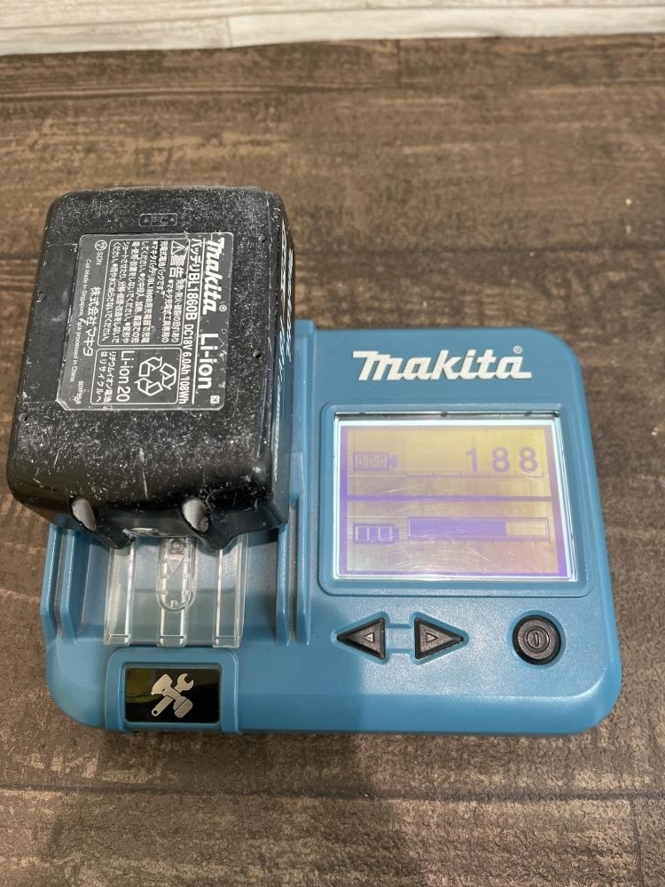 009▼おすすめ商品▼マキタ makita バッテリ BL1860B 動作OK 充電188回 急速充電非対応 記名あり_画像5