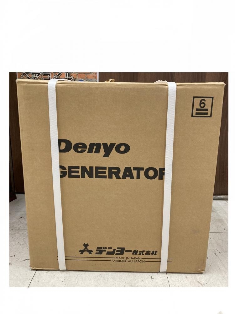 002○未使用品○デンヨー DENYO ポータブルガス発電機 GE-900B　カセットボンベ燃料　インバーター制御　高崎店_画像3