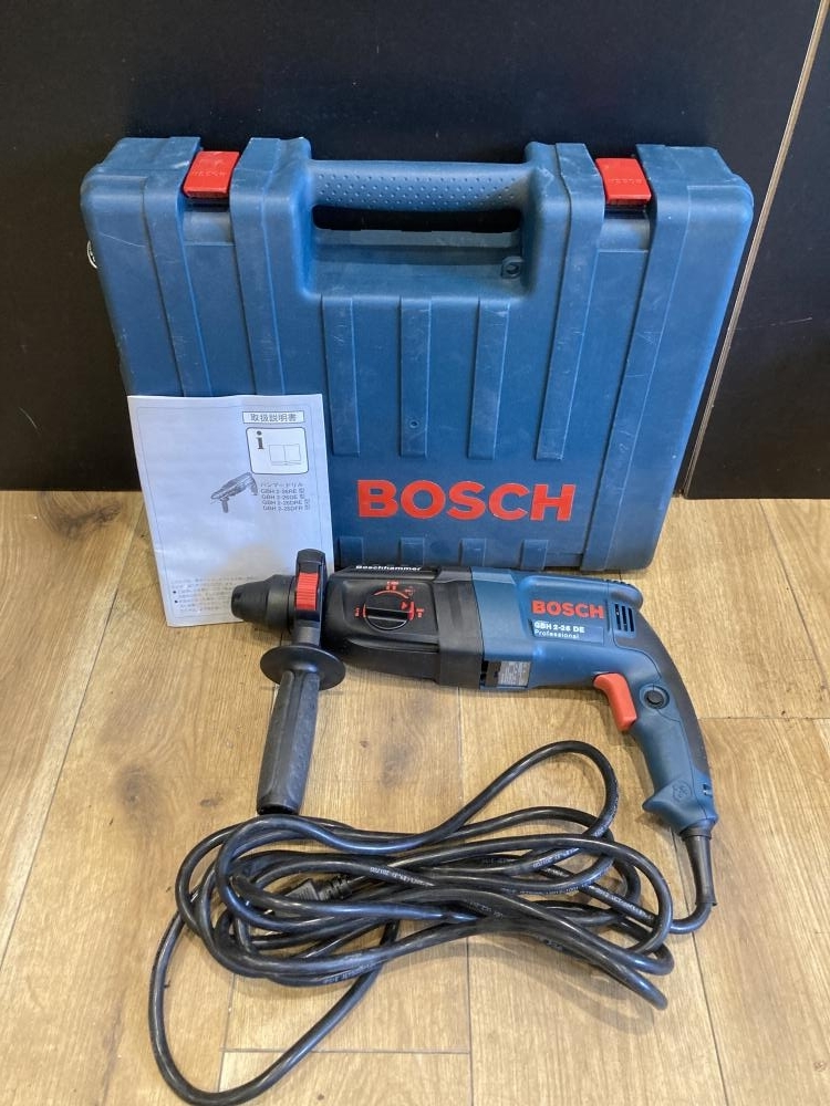 019■おすすめ商品■BOSCH 26mmハンマドリル GBH2-26DE 現場未使用品_画像1