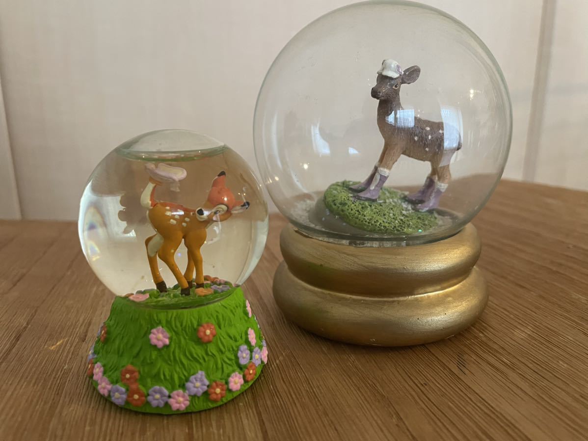  snow dome snow glove Disney Disney store collection Disney store goods Bambi photographing small articles interior miscellaneous goods 