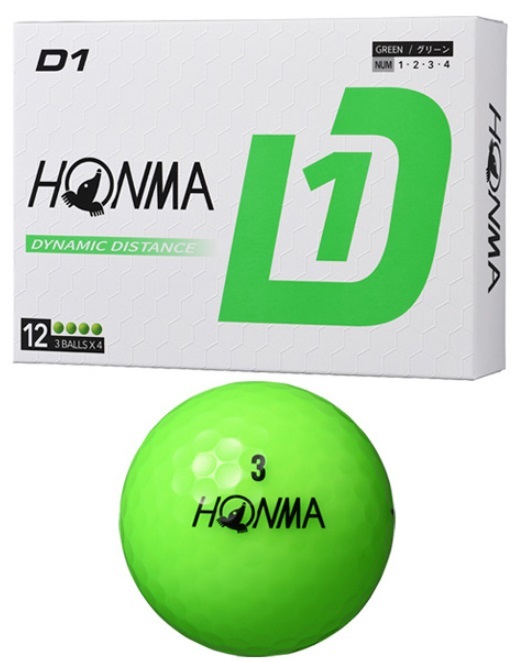 HONMA 本間ゴルフ ボール 2024年モデル D1 2ダースセット グリーン_画像2