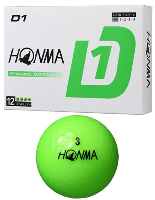 HONMA 本間ゴルフ ボール 2024年モデル D1 3ダースセット グリーン_画像2