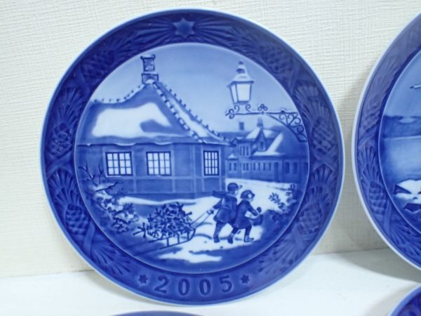 豊F955/8J● Royal Copenhagen ロイヤルコペンハーゲン 2005～2011年 プレート 7枚セット 良品●_画像2