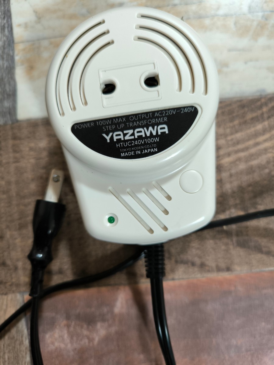 ya The waHTUC240V100W трансформатор ввод 100V мощность 220~240V 100W и меньше YAZAWA сделано в Японии хранение товар!