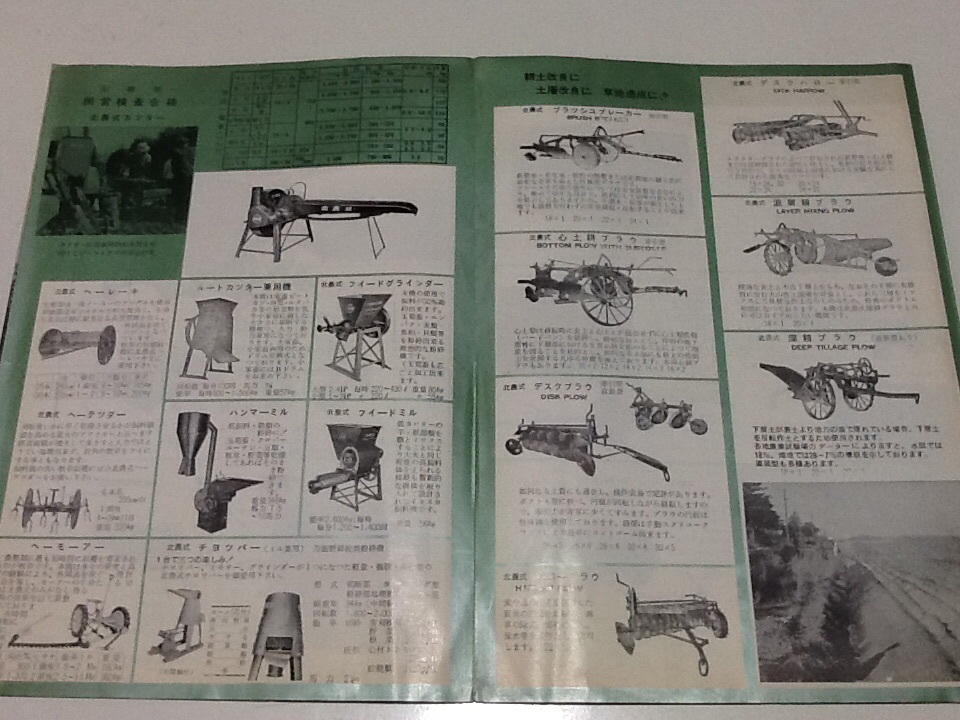 1960年代 パンフレット 北農式 トラクター 農業機械 　発動機 _画像3