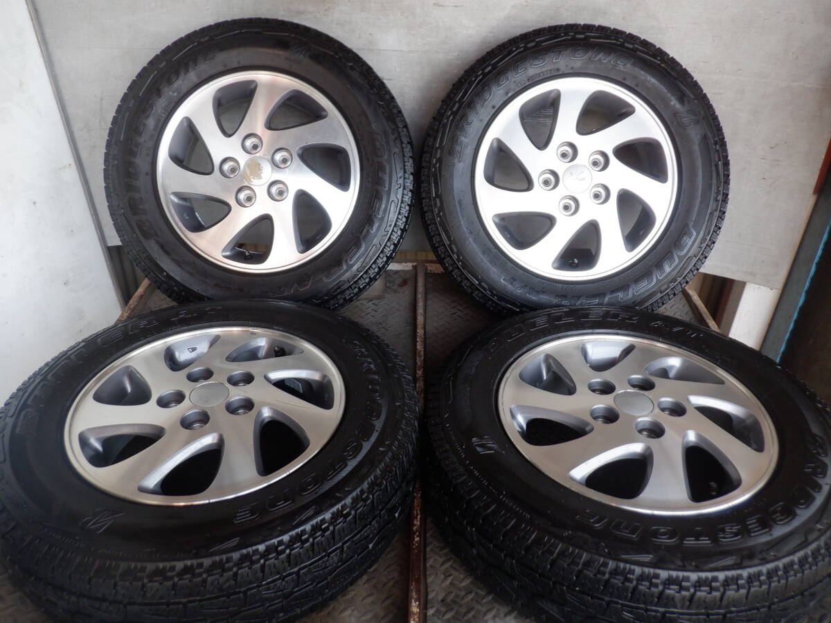 即決 テリオス キッド 純正 15x5J(+50)PCD114.3-5穴 175/80R15 BS デューラー 21年製 溝6mm/60(30)【6-3127】宅配不可(福通営業所止)の画像1