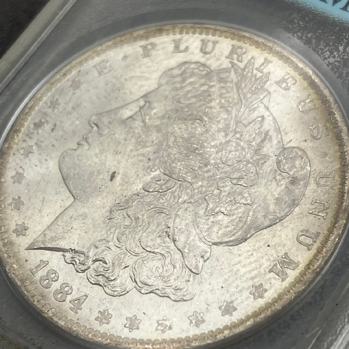 アメリカ銀貨 モルガン 1ドル ダラー 3枚セット 1880年 1884年 1890年 Oミントマーク アンティーク コレクション_画像5