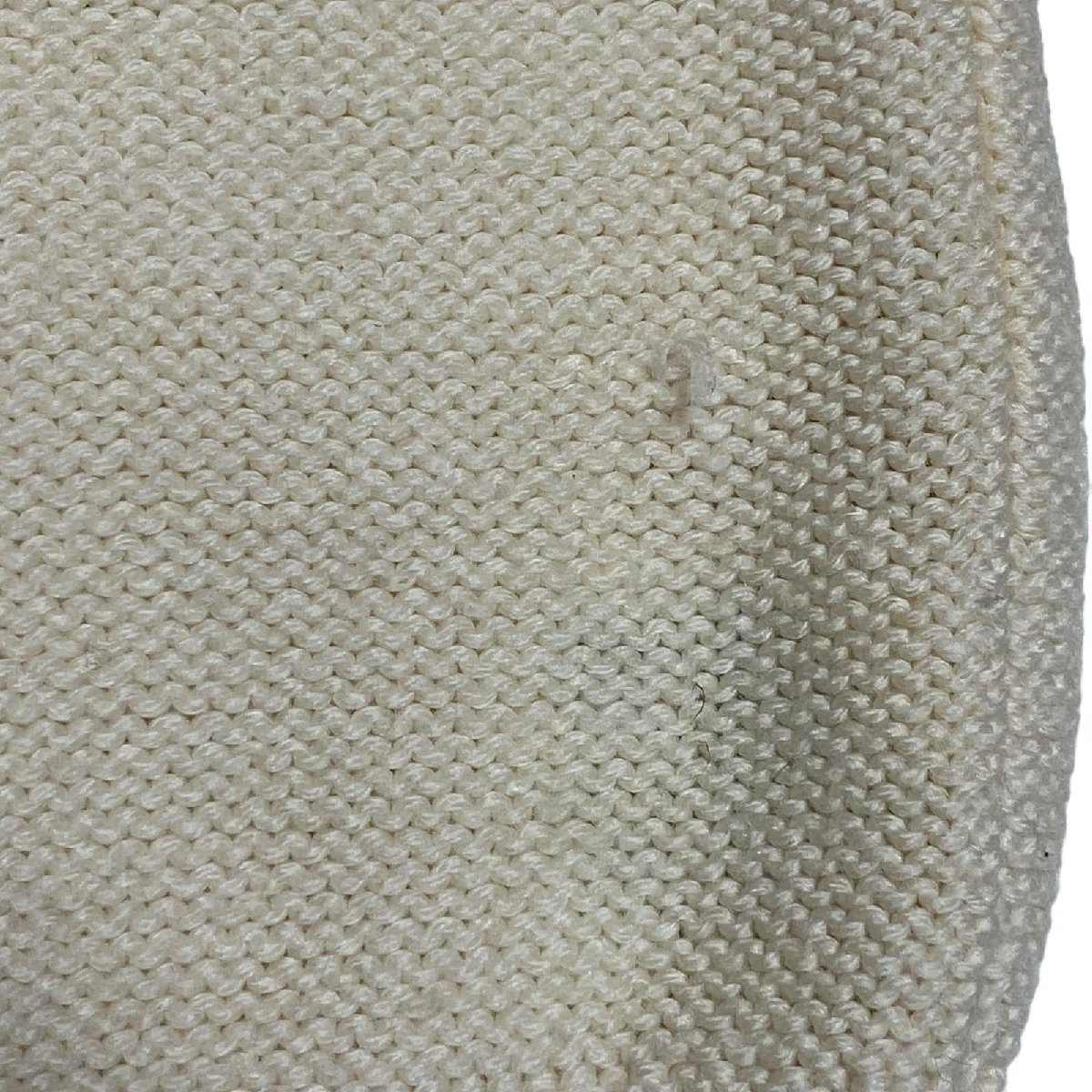 BURBERRY バーバリー Burberry's セーター 長袖 ロゴ刺繍 ウール100% 白 サイズ 40 102cm_画像7
