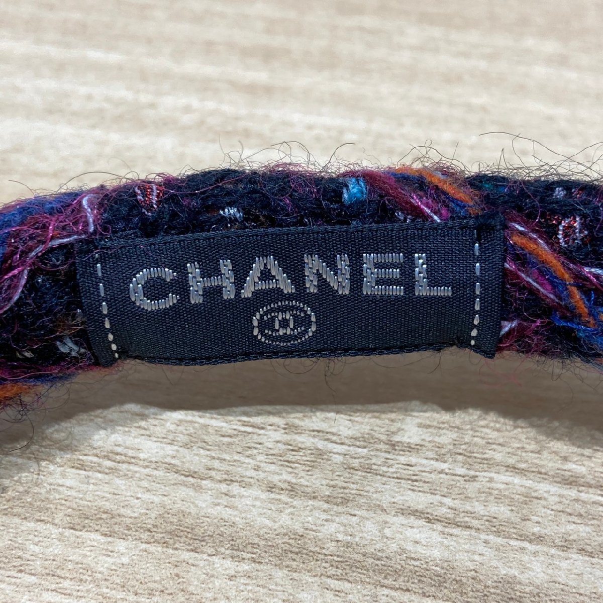 CHANEL シャネル ココマーク チンチ ラ イヤーマフ ツイード イヤーウォーマー_画像7