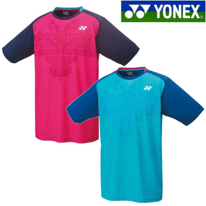 【16573（123）L】YONEX(ヨネックス) メンズドライTシャツ ローズピンク サイズ L 新品未使用タグ付 バドミントン テニス 2023モデル の画像1