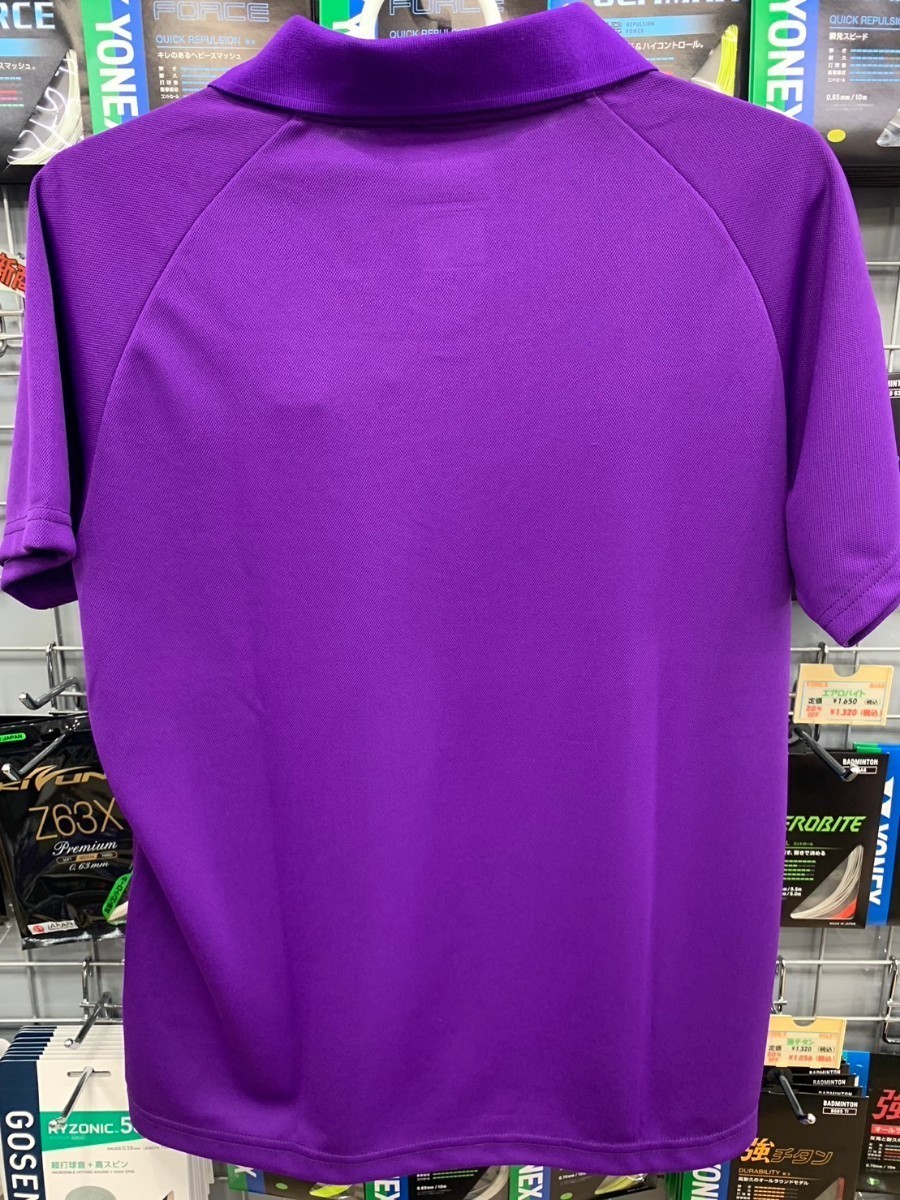 [20625(039)O]YONEX( Yonex )wi men's game shirt purple size O new goods unused tag attaching badminton tennis 2023 model 