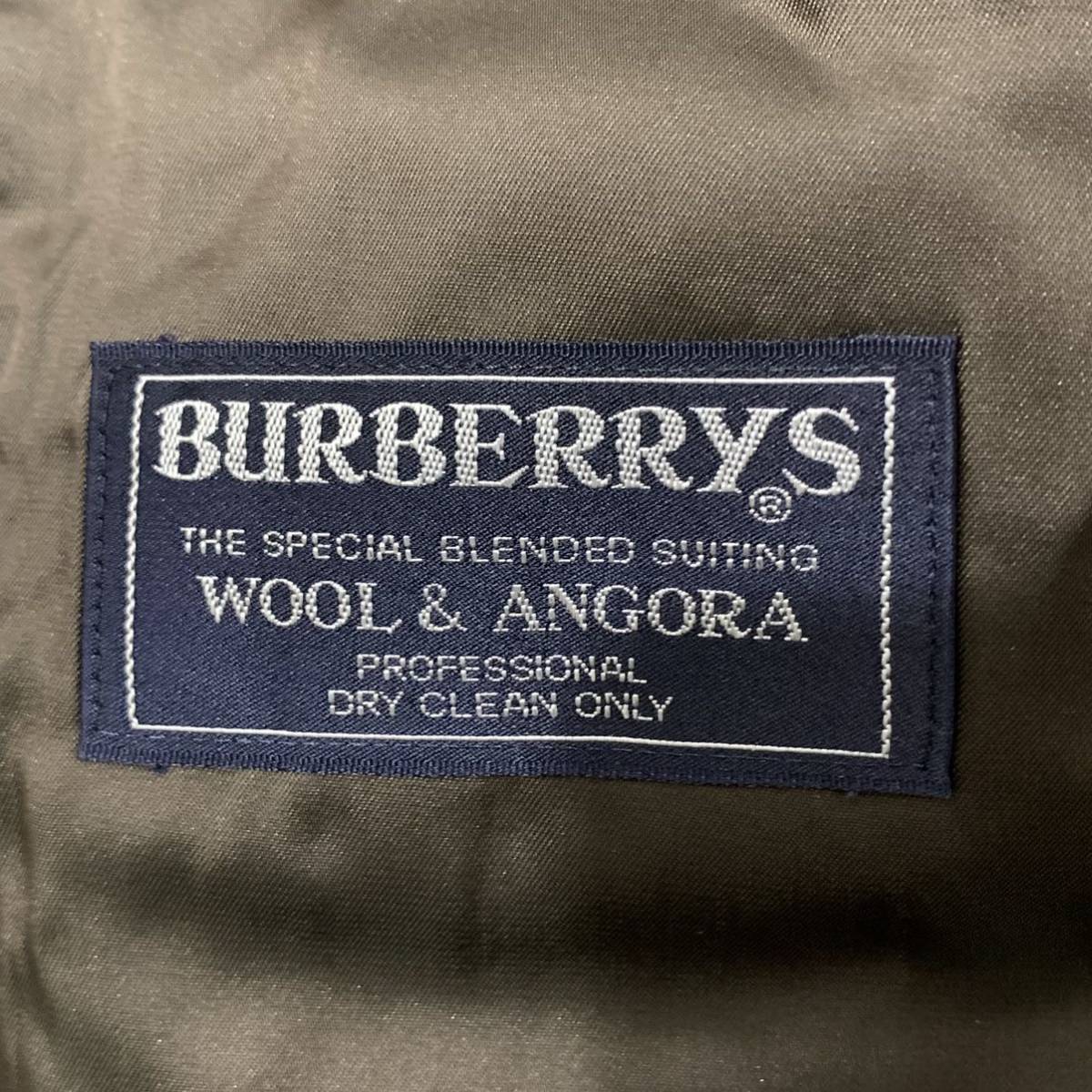J V Vintage / refined design!! \' made in Japan \' BURBERRY\'S Burberry Anne gola. check pattern herringbone tailored jacket AB7