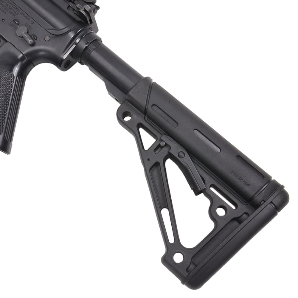 HOGUE バットストック M4/AR-15用 ラバーコーティング仕様 MIL-SPEC [ ブラック ] ホーグ スケルトン